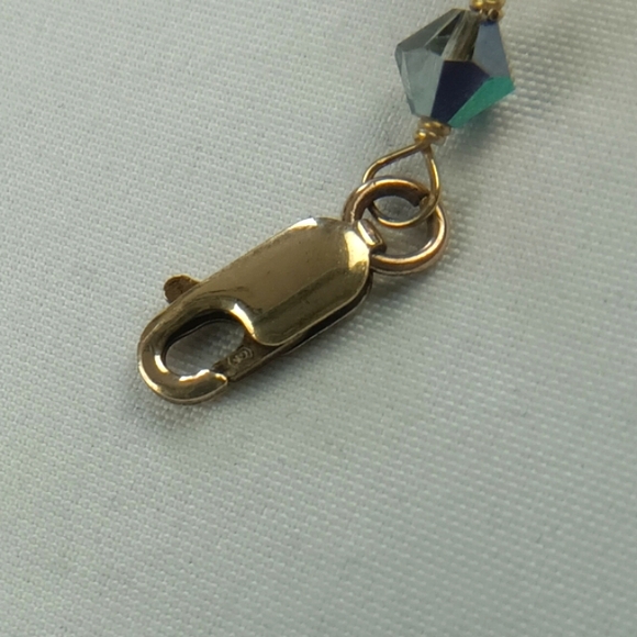 Pearls and Swarovski 14K Gold Filled Bracelet. - Picture 5 of 16